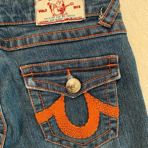 True Religion ๐ฏ Cotton Section Joey Super Jeans Size 26 - Picture 6 of 17
